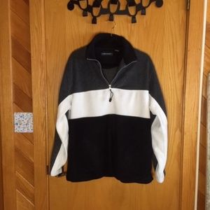 ARCHITECT men’s fleece top size medium, long sleeve, half zipper front, #7672